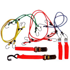 Комплект гумових ременів і вантажних стяжок Top Tools 97X206 12 шт