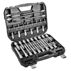 Набір насадок Torx 1/2" NEO Tools 08-710, 38 предметів, CrV, у кейсі