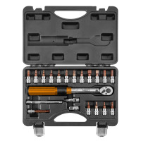 Динамометричний ключ з набором біт Neo Tools 08-821 1/4 ", 5-25 Нм, комплект 21 шт