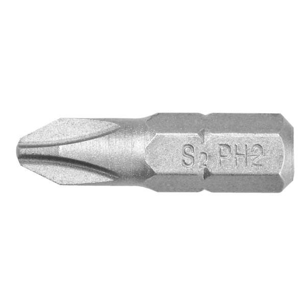 Накінечник викрутки PH2, 25 мм, 1/4", 20 шт.