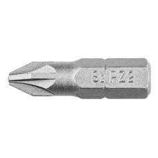 Накінечник викрутки PZ2, 25 мм, 1/4", 20 шт.