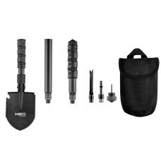 Багатофункціональна туристична лопата Neo Tools 63-122 8 в 1 з чохлом