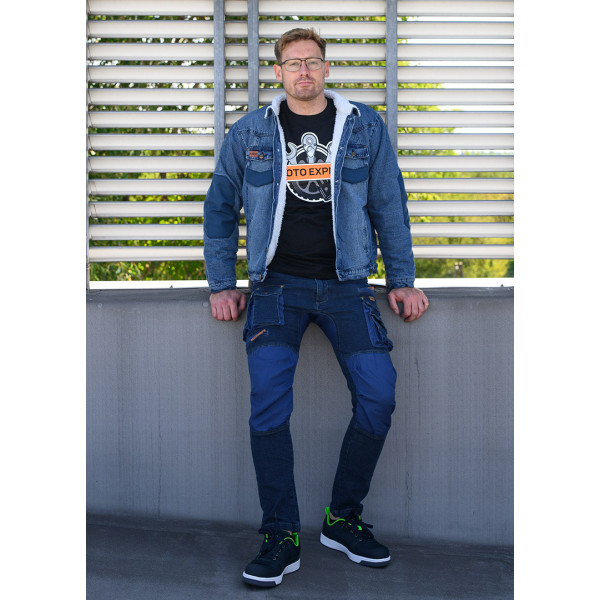 Робочі штани NEO DENIM 81-228, з кишенями та вставками з оксфорду, CE L