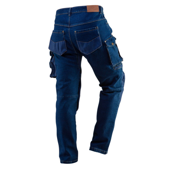 Робочі штани NEO DENIM 81-228, з кишенями та вставками з оксфорду, CE XL