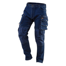 Робочі штани NEO DENIM 81-228, з кишенями та вставками з оксфорду, CE XXL