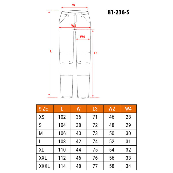 Штани робочі Neo Tools 81-236 Denim чорні L