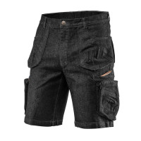 Робочі джинсові шорти NEO 81-273 DENIM BLACK