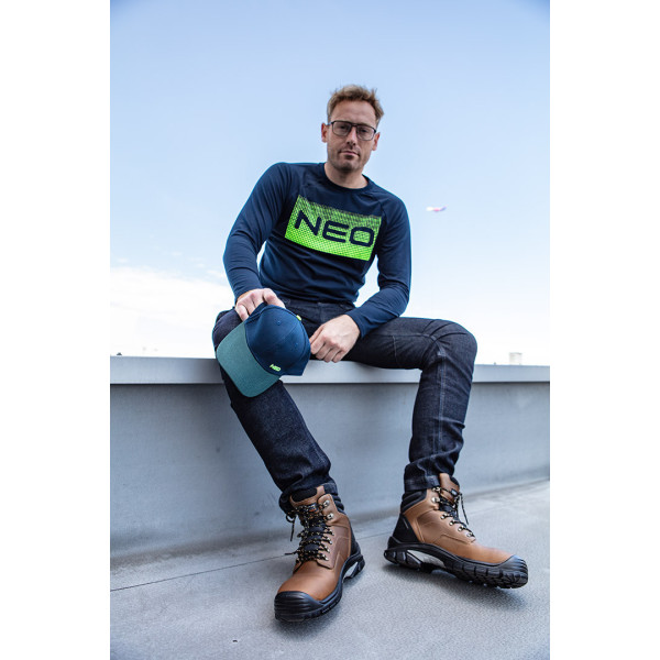 Футболка з довгим рукавом Neo Tools PREMIUM 81-619 темно-синій XXl