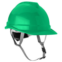 Каска промислова NEO TOOLS 97-223, зелена, з підборіддям, ABS, CE сертифікат Зелений