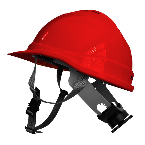 Каска промислова NEO TOOLS 97-224, червона, з підборіддям, ABS, CE сертифікат Червоний