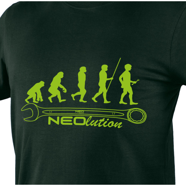 Футболка Neo Tools 81-640 NEOlution зелена L