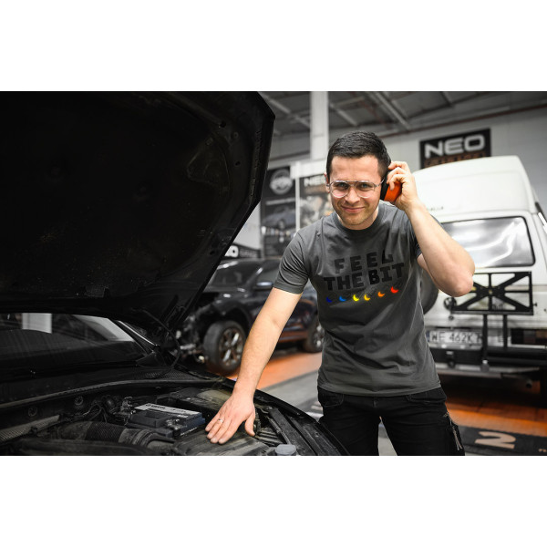 Футболка робоча Neo Tools 81-641 сіра XXXL