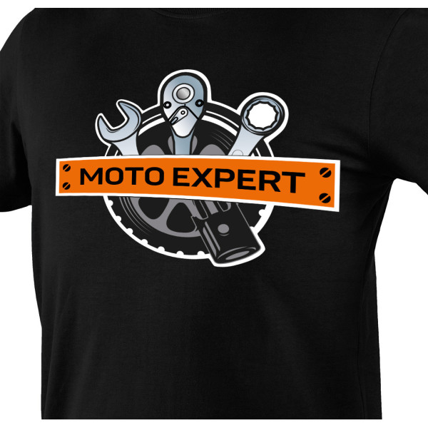 Футболка Neo Tools 81-643 MOTO Expert чорна XXXL