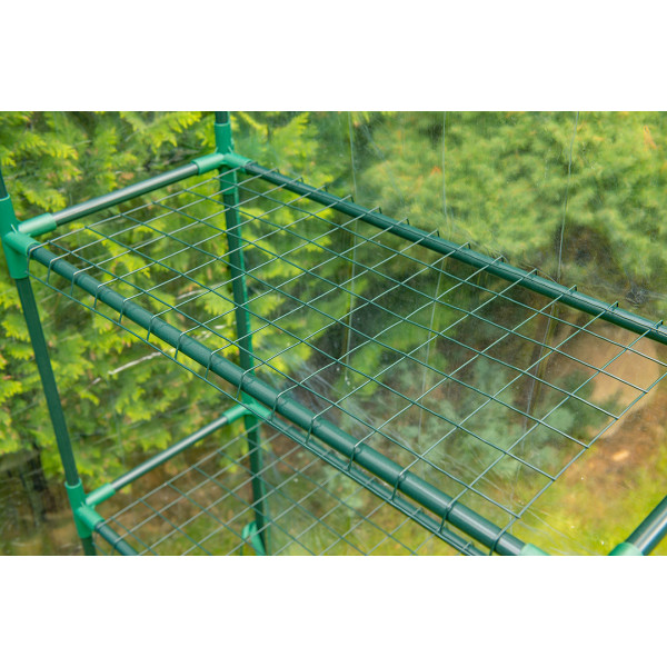Парник NEO 15-902 143x73x195 см, теплиця з ПВХ плівкою та металевим каркасом