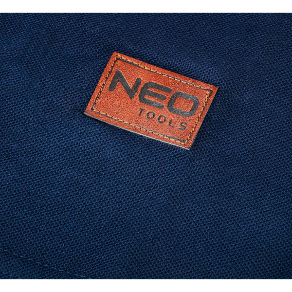 Футболка поло Neo Tools 81-606 Denim синя L