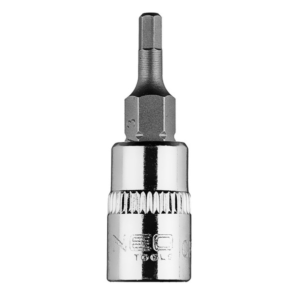 Біта H3 з шестигранником на 1/4", коротка, 37 мм