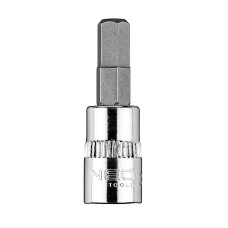 H6 шестигранний кінець на гніздо 1/4", короткий, 37 мм