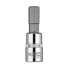 Шестигранник H7 на гніздо 1/4", короткий, 37 мм