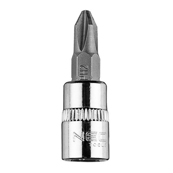 Насадка для викруток PH2 з внутрішнім шестигранником 1/4", коротка, 37 мм