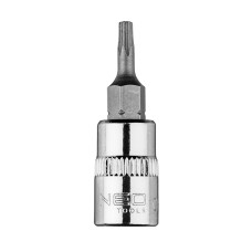 Біта TORX TX10 на торцеву головку 1/4", коротка, 37 мм