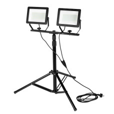 Neo Tools 99-096 Подвійний світлодіодний прожектор 2 x 100 Вт на штативі 1,8 м, LED, IP65