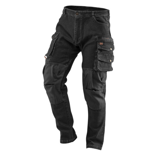 Брюки робочі Neo Tools 81-236 Denim чорні  S