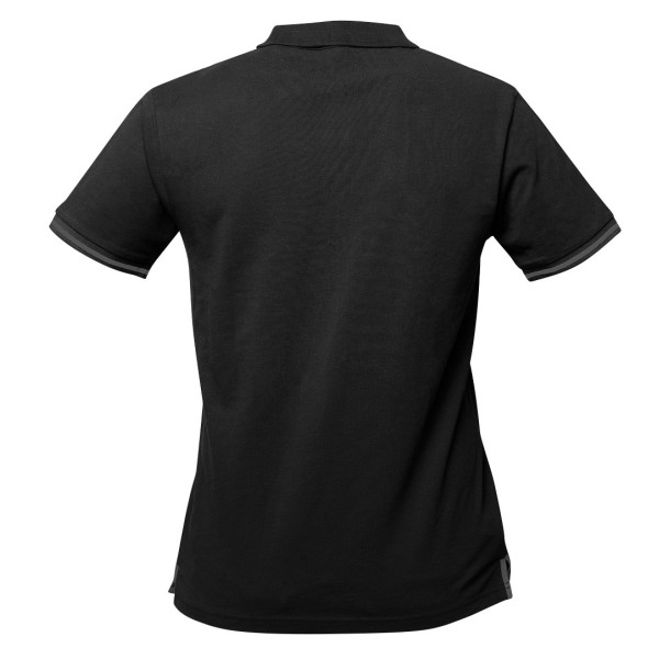 Футболка-поло NEO TOOLS 81-659 DENIM BLACK, чорна, 100% бавовна, робоча M