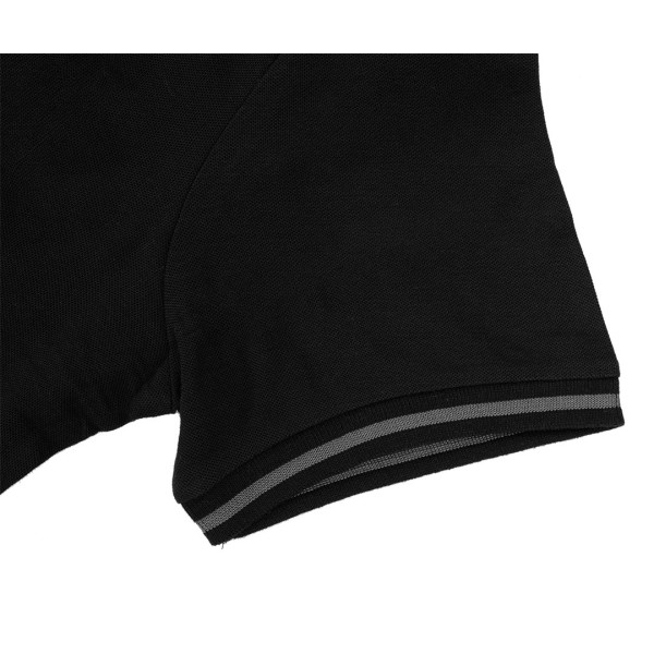 Футболка-поло NEO TOOLS 81-659 DENIM BLACK, чорна, 100% бавовна, робоча XL
