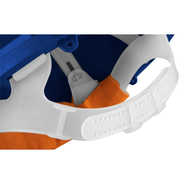 Каска захисна NEO TOOLS 97-202, синя, HDPE, клас 0, захист від електрики, CE сертифікат Синій