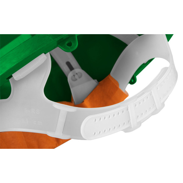 Каска захисна NEO TOOLS 97-203, зелена, HDPE, клас 0, захист від електрики, CE сертифікат Зелений
