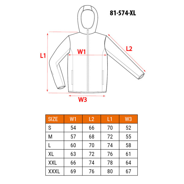 Куртка зимняя Neo Tools 81-574-XXL