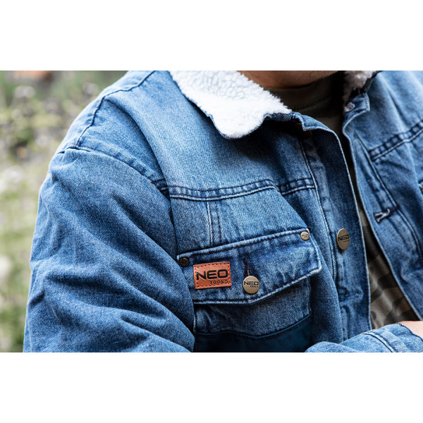 Куртка робоча Neo Tools 81-557 DENIM Синій M