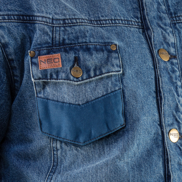 Куртка робоча Neo Tools 81-557 DENIM Синій M