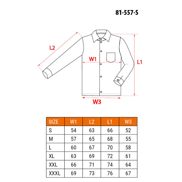 Куртка робоча Neo Tools 81-557 DENIM Синій XL