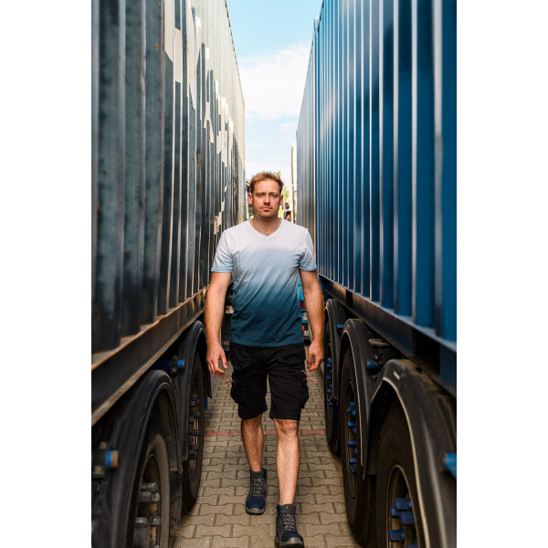 Футболка Neo Tools 81-602 Denim синя XXXL