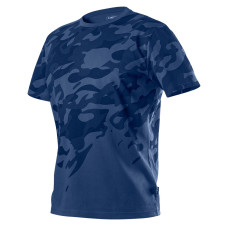 Футболка Neo Tools 81-603 CAMO Navy синя S