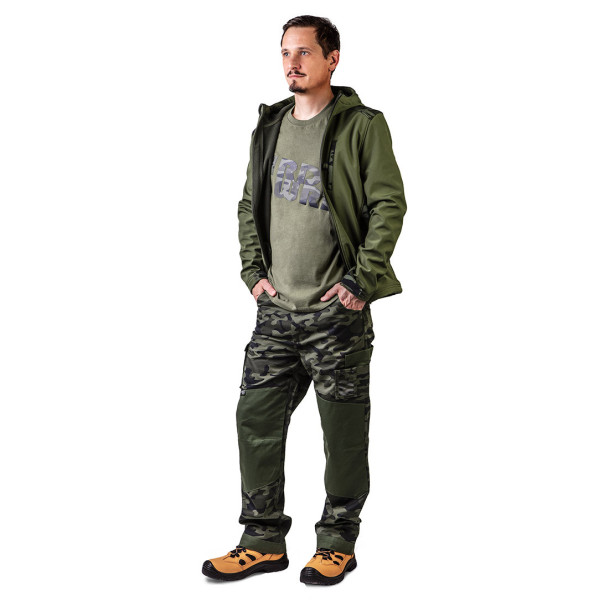 Футболка Neo Tools 81-612 Camo оливкова XL