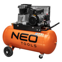 Масляний компресор NEO 12K030, 100 л, 1500 Вт, 280 л/хв, 10 бар, 230 В, для майстерні та сервісу