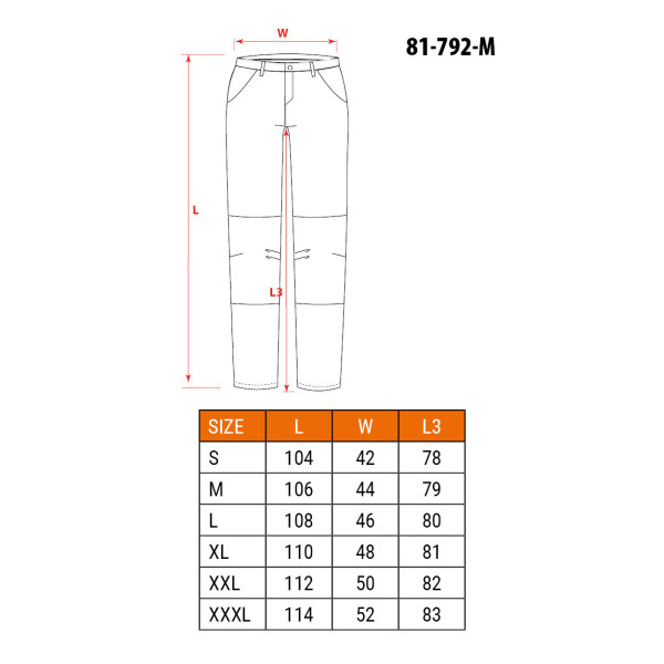Робочі штани Neo Tools 81-792 Hi Visibility