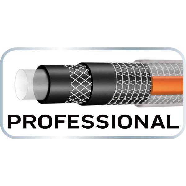Шланг садовий Neo Tools 15-840 Professional 1/2" x 20 м, 6-шаровий, Food Safe, з захистом від скручування