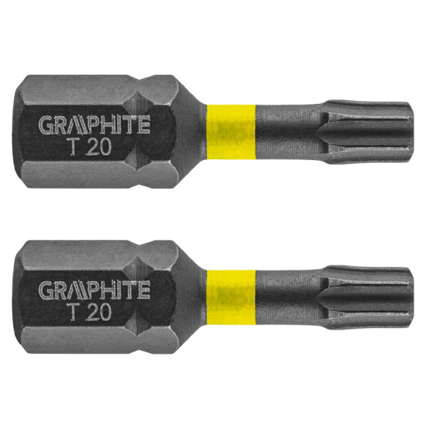 Ударний біт TX20 x 25 мм, 2 шт.