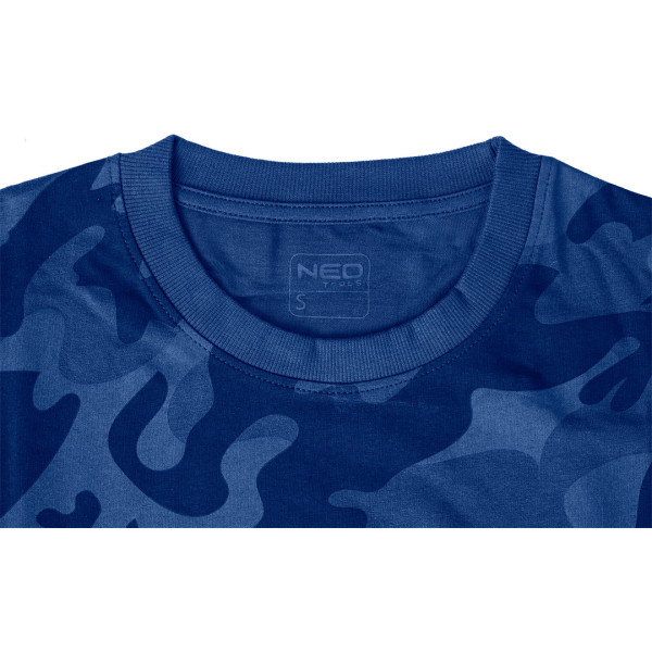 Футболка Neo Tools 81-603 CAMO Navy синя M