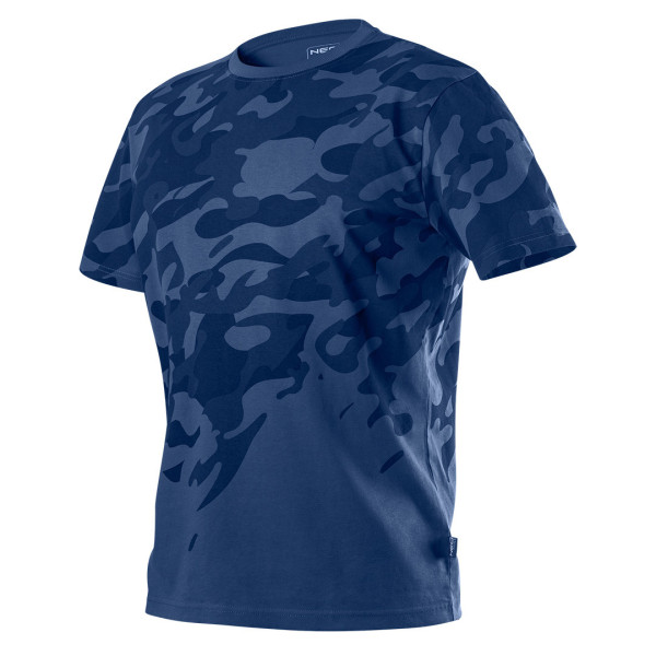Футболка Neo Tools 81-603 CAMO Navy синя L