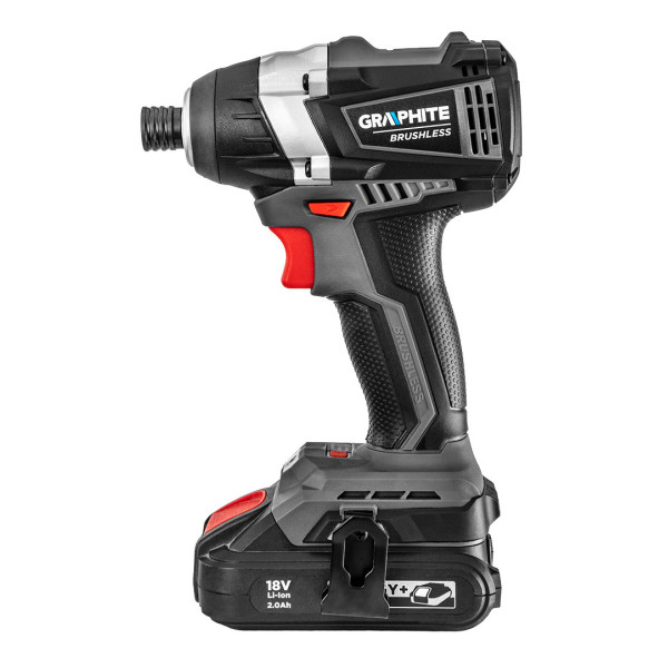 Акумуляторний безщітковий шуруповерт GRAPHITE 58G030 18В, 200 Нм, патрон 1/4", Energy+