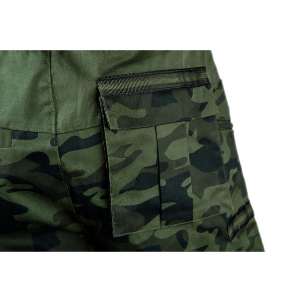 Робочі шорти камуфляжні NEO 81-271, Camo, з еластичним поясом і кишенями