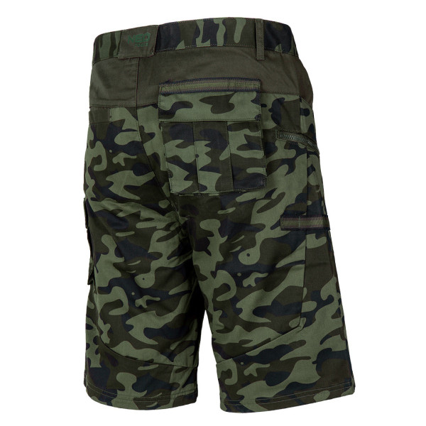Робочі шорти камуфляжні NEO 81-271, Camo, з еластичним поясом і кишенями