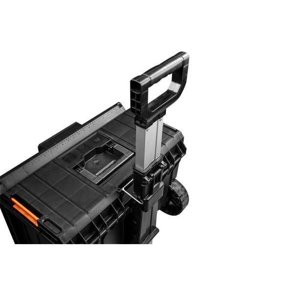 Модульний ящик на колесах NEO TOOLS 84-266, телескопічна ручка, великий об’єм, професійний