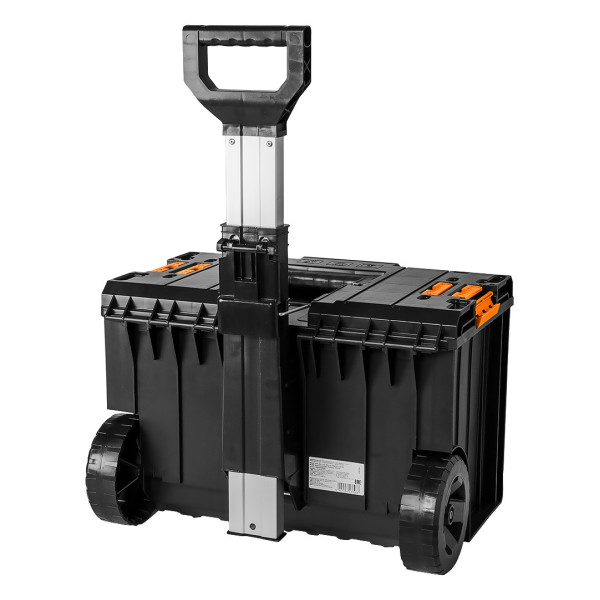 Модульний ящик на колесах NEO TOOLS 84-266, телескопічна ручка, великий об’єм, професійний