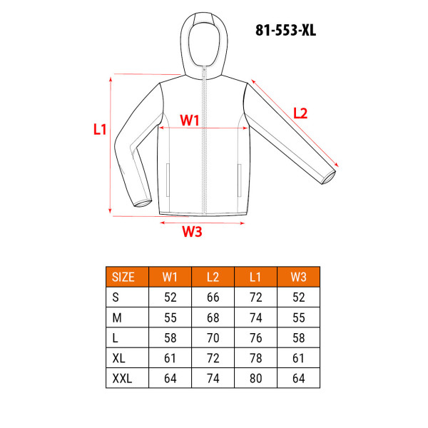 Куртка Neo Tools 81-553-M, Softshell, Водонепроникна