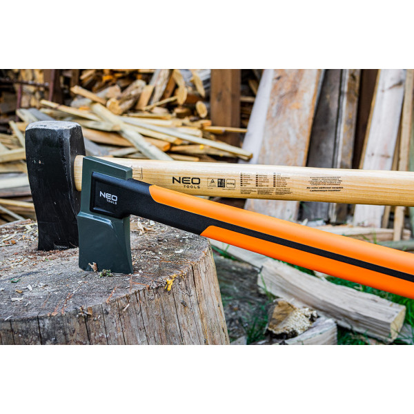 Універсальна сокира NEO Tools 27-032, 600 мм, 1200 г, скловолокно, з PTFE-покриттям